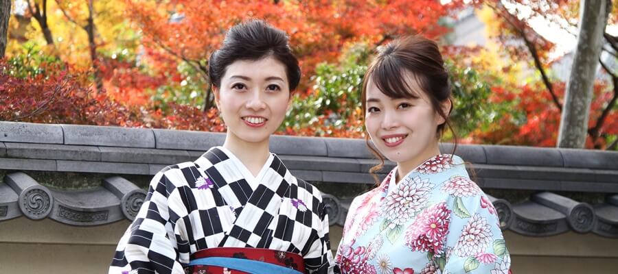 京都観光は着物姿で女子会！