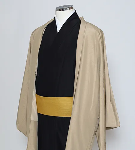 京都観光用着物レンタル専門店京あるきのメンズ着物プランのお着物一例