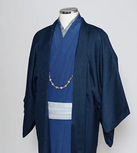 京都観光用着物レンタル専門店京あるきのメンズ着物プランのお着物一例