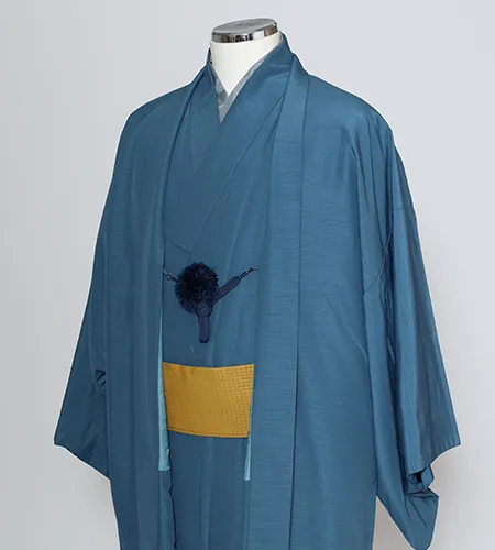 京都観光用着物レンタル専門店京あるきのメンズ着物プランのお着物一例