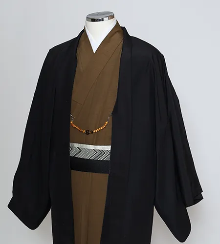 京都観光用着物レンタル専門店京あるきのメンズ着物プランのお着物一例