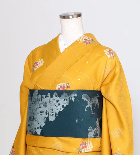 京都観光用着物レンタル専門店京あるきのハイグレード着物プランのお着物一例