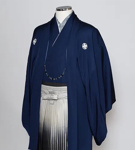 京都観光用着物レンタル専門店京あるきの男性袴プランのお着物一例