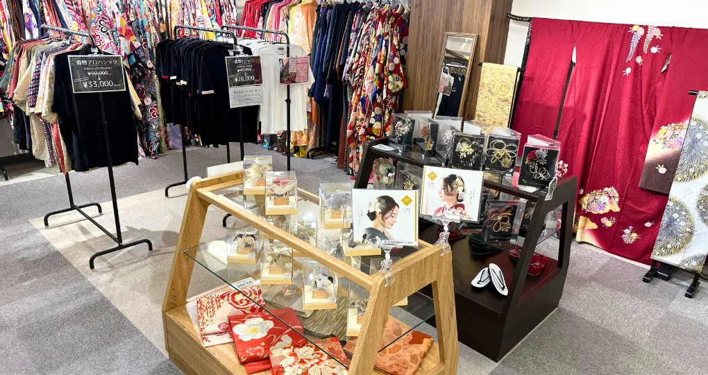 京あるきで購入できる和装小物（店頭販売）