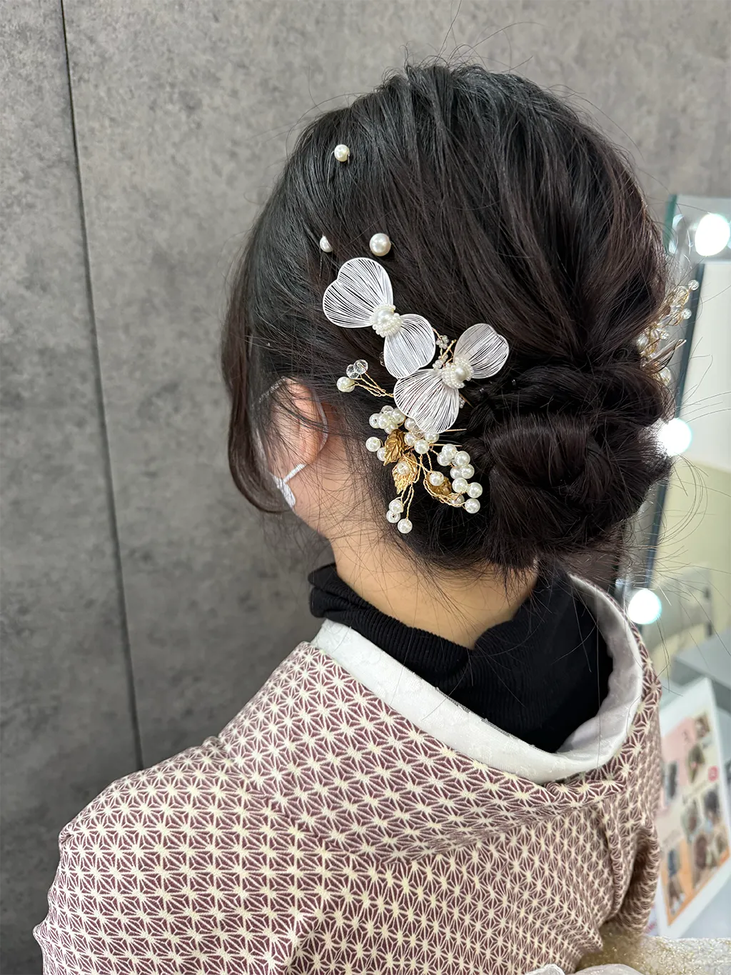 京都観光用着物レンタル専門店「京あるき」の着物コーディネート