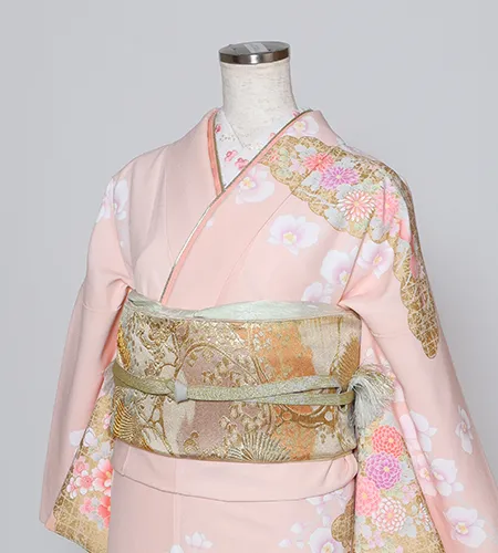 京都観光用着物レンタル専門店京あるきの訪問着プランのお着物一例
