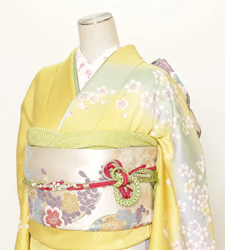 京都観光用着物レンタル専門店京あるきの高級振袖プランのお着物一例